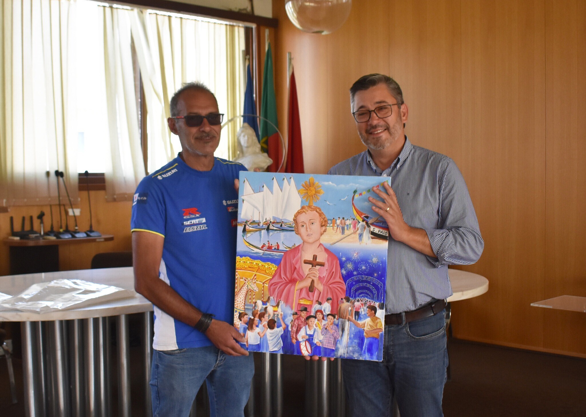 JOSÉ DE OLIVEIRA É O AUTOR DA PINTURA DO CARTAZ DA ROMARIA DO SÃO PAIO DA TORREIRA 2025